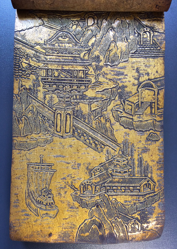 大高檀紙見本帖（金唐紙） –